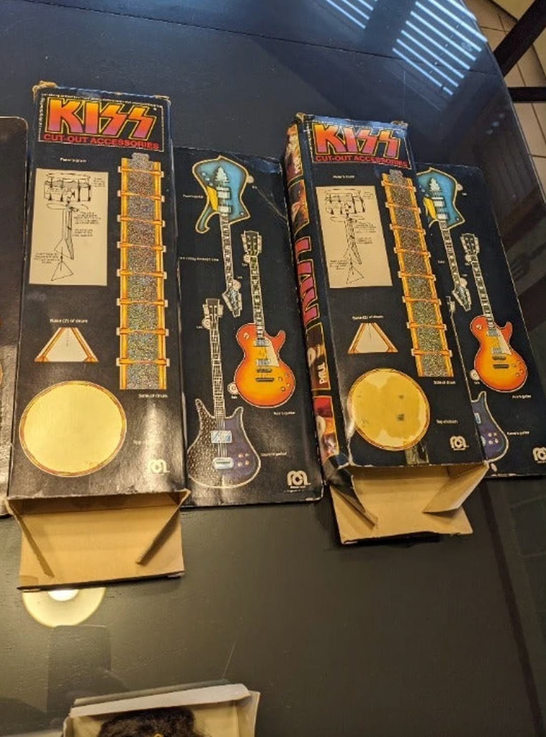 1977 KISS Mego Figures Set - Original Boxes - Complete "Muscle" Body Version - Gene Paul Ace Peter - Holy Grail 1970s Rock
