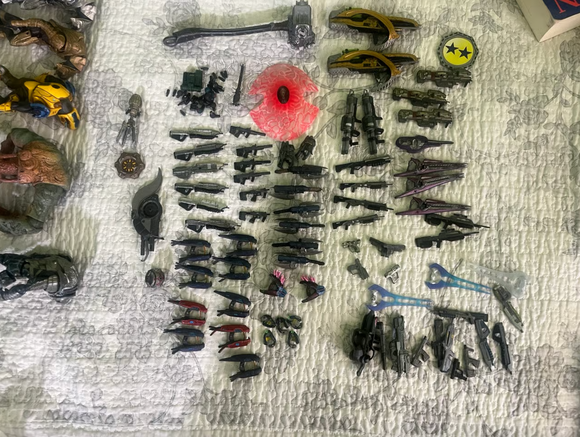 Halo Action Figure Mega Lot - McFarlane Halo 3 & Jazwares Collection - 95% Complete - Rare Spartans and Weapons