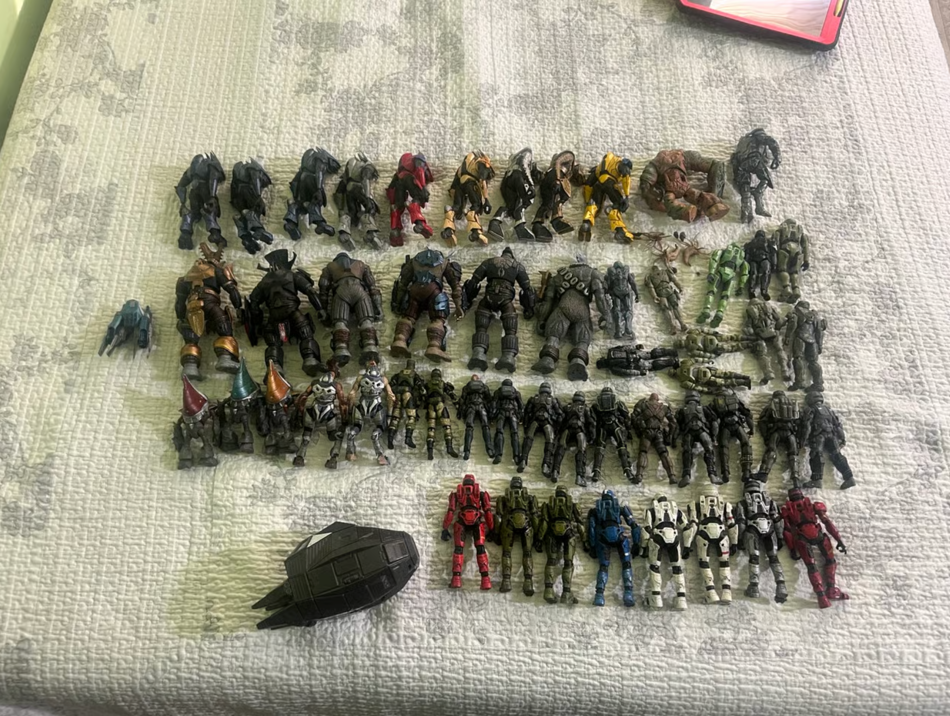 Halo Action Figure Mega Lot - McFarlane Halo 3 & Jazwares Collection - 95% Complete - Rare Spartans and Weapons