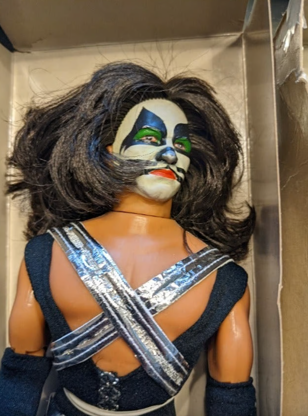 1977 KISS Mego Figures Set - Original Boxes - Complete "Muscle" Body Version - Gene Paul Ace Peter - Holy Grail 1970s Rock