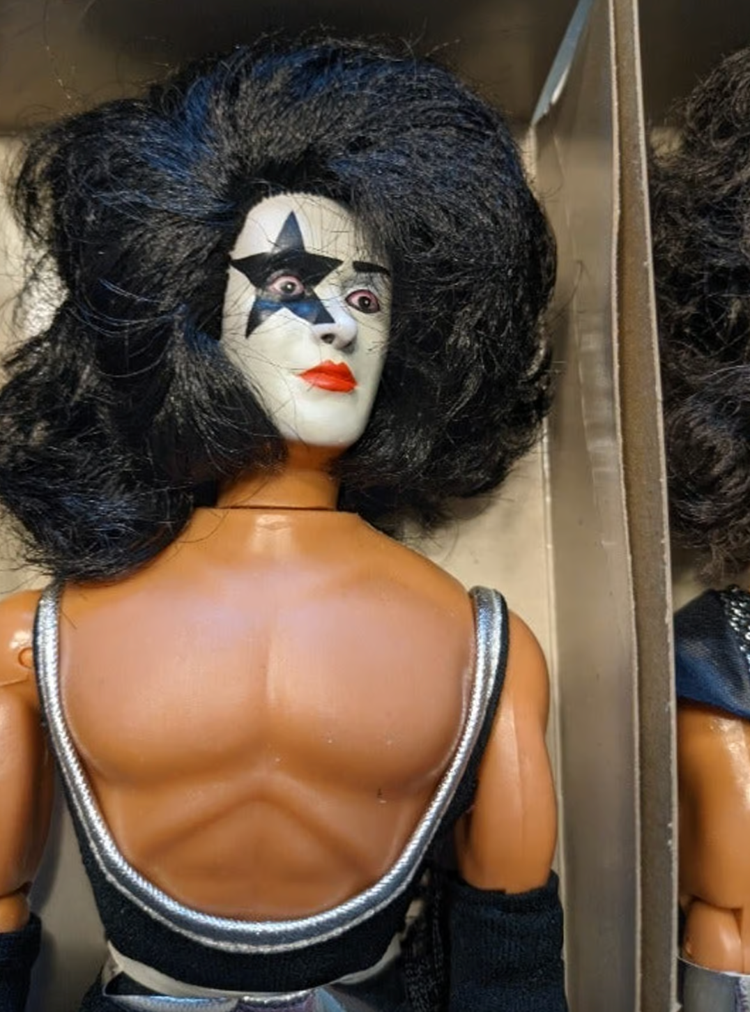 1977 KISS Mego Figures Set - Original Boxes - Complete "Muscle" Body Version - Gene Paul Ace Peter - Holy Grail 1970s Rock